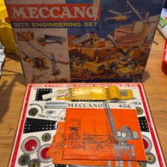 Vintage Meccano Site Engineering Set No. 5 Boxed with All Manuals & Instructions