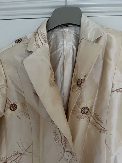 Handmade silk coat