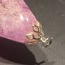 Large Amethyst  crystal pendant on silver chain Image 5
