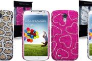 New Samsung I9500 Galaxy S4 Diamante Bling Gem Rhinestone Case Cover In Various Designs
