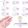 1900Pcs Earring Making Supplies Kit with Fish Hook Earrings, Earring Backs, Jump Rings for Jewelry Making and Earring Repair (FREE POSTAGE) Image 5