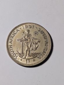 South Africa Silver Shilling 1951