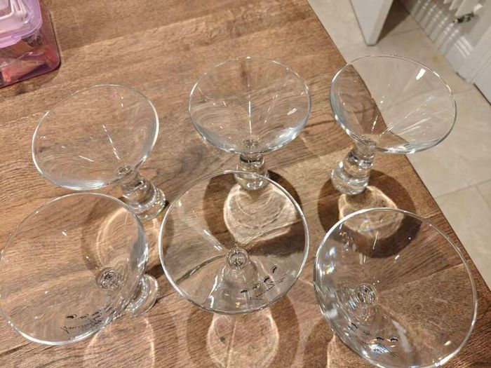 Smirnoff Cocktail / Martini Glasses x6
