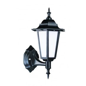 LED Wall Lantern Black