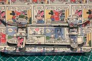 Disney Comic Strip Satchel Bag Backpack Minnie &amp; Mickey Mouse Retro Style