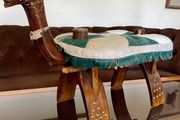 MCM Uber Kitsch Retro North African Footstool Childs Chair 1960s