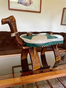 MCM Uber Kitsch Retro North African Footstool Childs Chair 1960s
