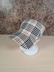 MONKI tartan burberry style pattern baseball cap