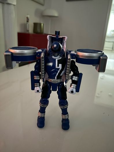 Bandai 2004: Power Rangers SPD Blue Delta Morphin Power Ranger