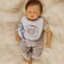 22 inch 55 cm Reborn Dolls Boy Soft Silicone Vinyl Handmade Real Life Reborn Baby Dolls Toddler Newborn Baby Sleeping Reborn Babies Kit Xmas Gifts (FREE POSTAGE) Image 4