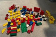 Vintage lego Duplo figures and bricks