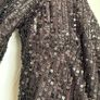 Black Mini Sequin Asymmetrical dress Size S Image 6