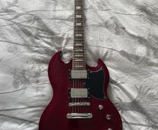 Harley Benton DC-Custom Cherry Electric Guitar