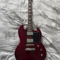 Harley Benton DC-Custom Cherry Electric Guitar