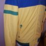 Tommy Hilfiger Mens Jacket XS Yellow Brasil Patch Embroidered Spellout VTG Image 5