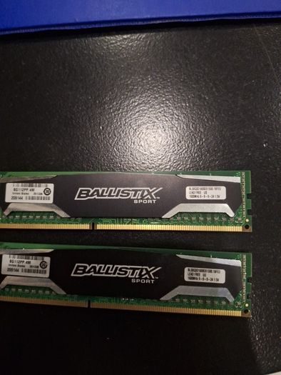 Crucial Ballistix Sport 16 Gb. 2 x 8Gb. 1600Mhz DDR 3