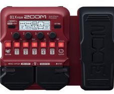 ZOOM B1X Four Multi-effects Bass pedal