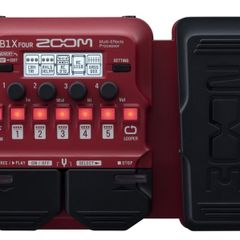 ZOOM B1X Four Multi-effects Bass pedal