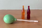 Vintage Sylvanian Families, Bearbury Birthday Balloon and Lemonade Bottle