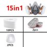 6200 Dust Mask Half Face With 503 5N11 Particle Filters Goggles Set For Industrial Labor Dust Paint Spray Decoration Grinding Image 2