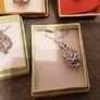 selection of homemade white metal necklaces Image 7