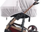 3 Pack Mosquito Net for Pushchair - Reastar Insect Net Pram Net Bug Net, Machine Washable, Elastic and Breathable - for Pushchairs, Pram, Buggy, Carrycot, Fits Crib (White)