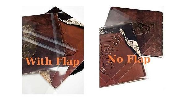 50 x BLAKE SLEEVES! Large GATE FOLD Vinyl Record Covers Crystal CLEAR plastic Outer sleeves - NO FLAP SEAL #9MN2