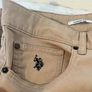 US Polo Assn Trousers 36R Beige Image 3