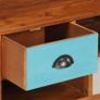TV Cabinet with 3 Drawers 110x35x50 cm Solid Acacia Wood Image 4