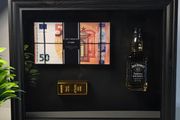 Gift 3D money frame art cool decor