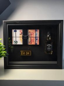 Gift 3D money frame art cool decor
