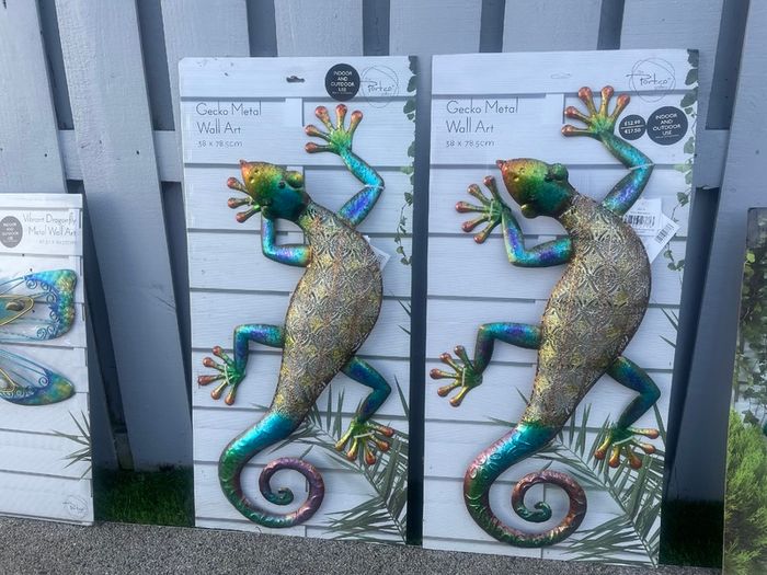 Gecko Garden Wall Art (new)