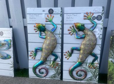 Gecko Garden Wall Art (new)