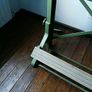Vintage architect's drawing desk with footrest and set square Image 3