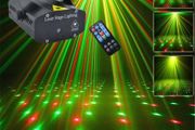Mini Projector DJ Disco Light Laser Adjustable Lighting Stage Party Show Party with RC