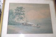 a water colour picture signed