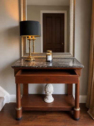 Marble Top Console Table