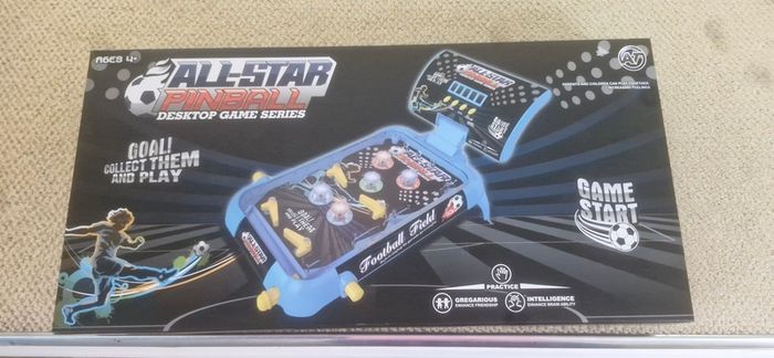 All star pinball game.Unused,unopened, in box