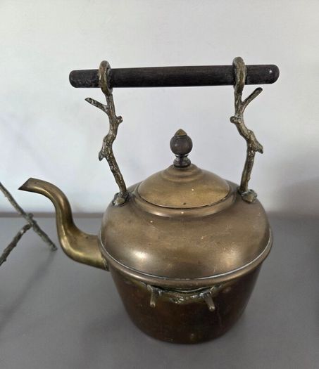 Brass Kettle on Stand