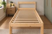 2 x Matching Sturdy Single Wooden Bed Frames - Can Deliver