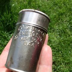 1930s Vintage Colgate Co Shaving Stick Advertising Brass Box New York USA M393