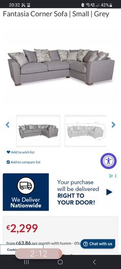 Harvey Norman Fantasia Corner Sofa