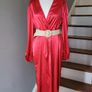 Shein red satin dress, Size 2XL / UK20 Image 2