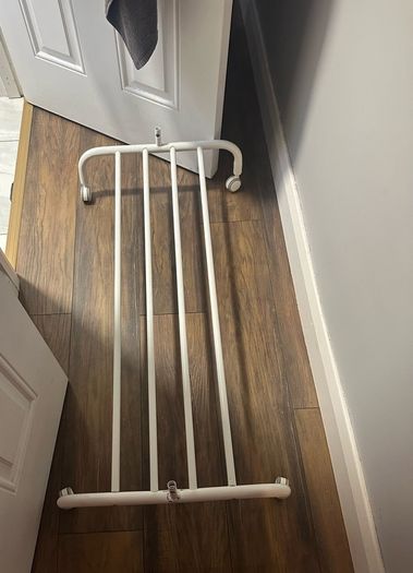 Free Clothes Rail - Clothed Rack (read Description) Blent And Missing Screws