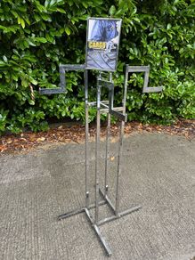Shop Clothes Rail - Workwear - Chrome Strong Frame