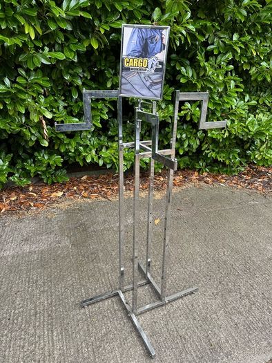 Shop Clothes Rail - Workwear - Chrome Strong Frame