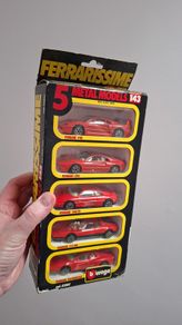 Burago Ferrari Die Cast Set 4300F 1:43 Unopened Vintage (Box Damage)