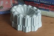 Fabulous Antique Highly Collectable Edwardian Art Deco Ironstone Jelly/Blancmange Mould, by Shelley, in the Savoy (Oval, Cream Centre) Shape, Size Large, Circa 1916 to 1925, Named After the Savoy Hotel in London