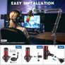 NEW SALE | Microphone Boom Arm,Aokeo AK-35 Adjustable Compact Mic Suspension Boom Scissor Arm Stand For Blue Yeti,Snowball iCE, HyperX QuadCast,SoloCast,Elgato Wave,Etc Image 2