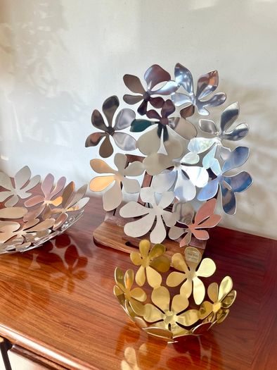 Pair of Vintage Ikea Stockholm Stainless Steel Bowls